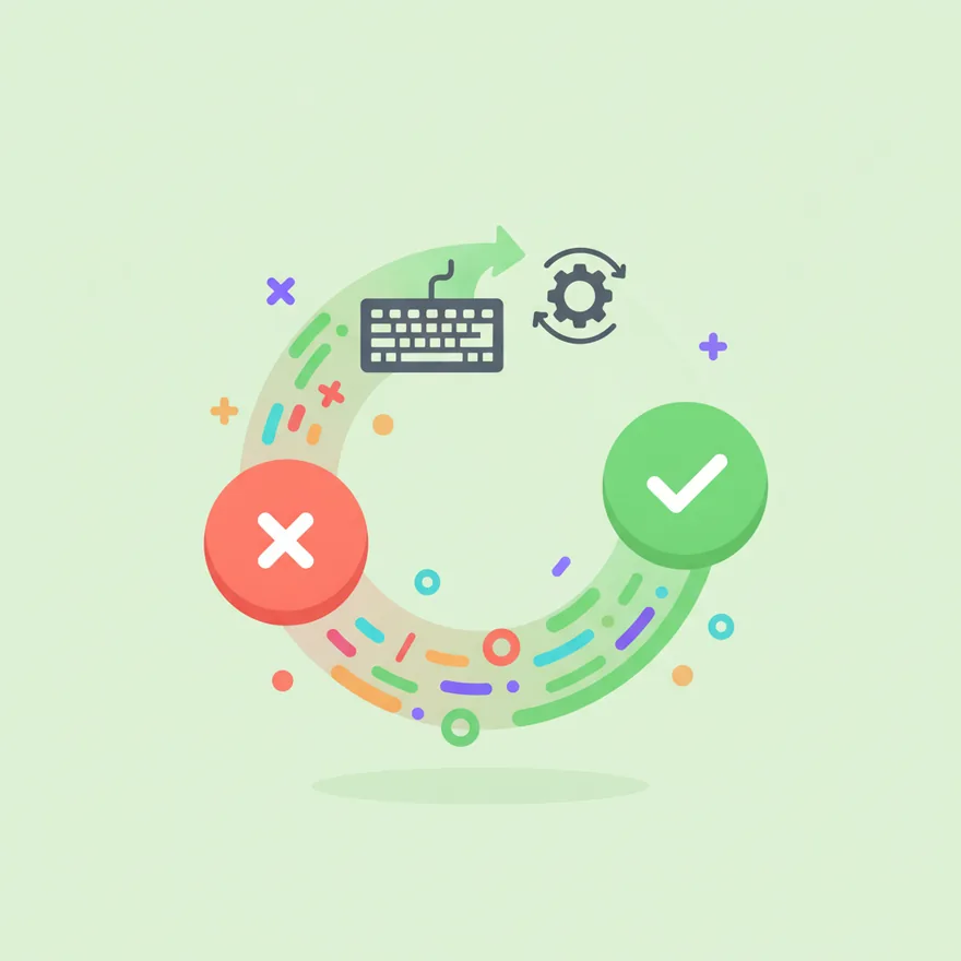 TDD: เขียนเทสก่อน (แดง) → เขียนโค้ดให้ผ่าน (เขียว) → ปรับปรุง